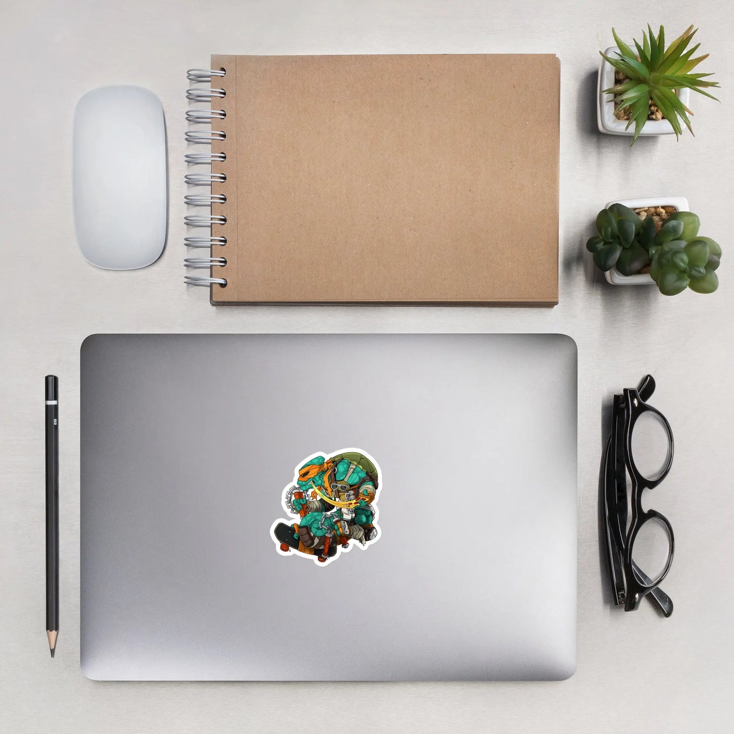 Chameleon Legion Yellow Mutant Turtle Bubble-free stickers PATCHLAB
