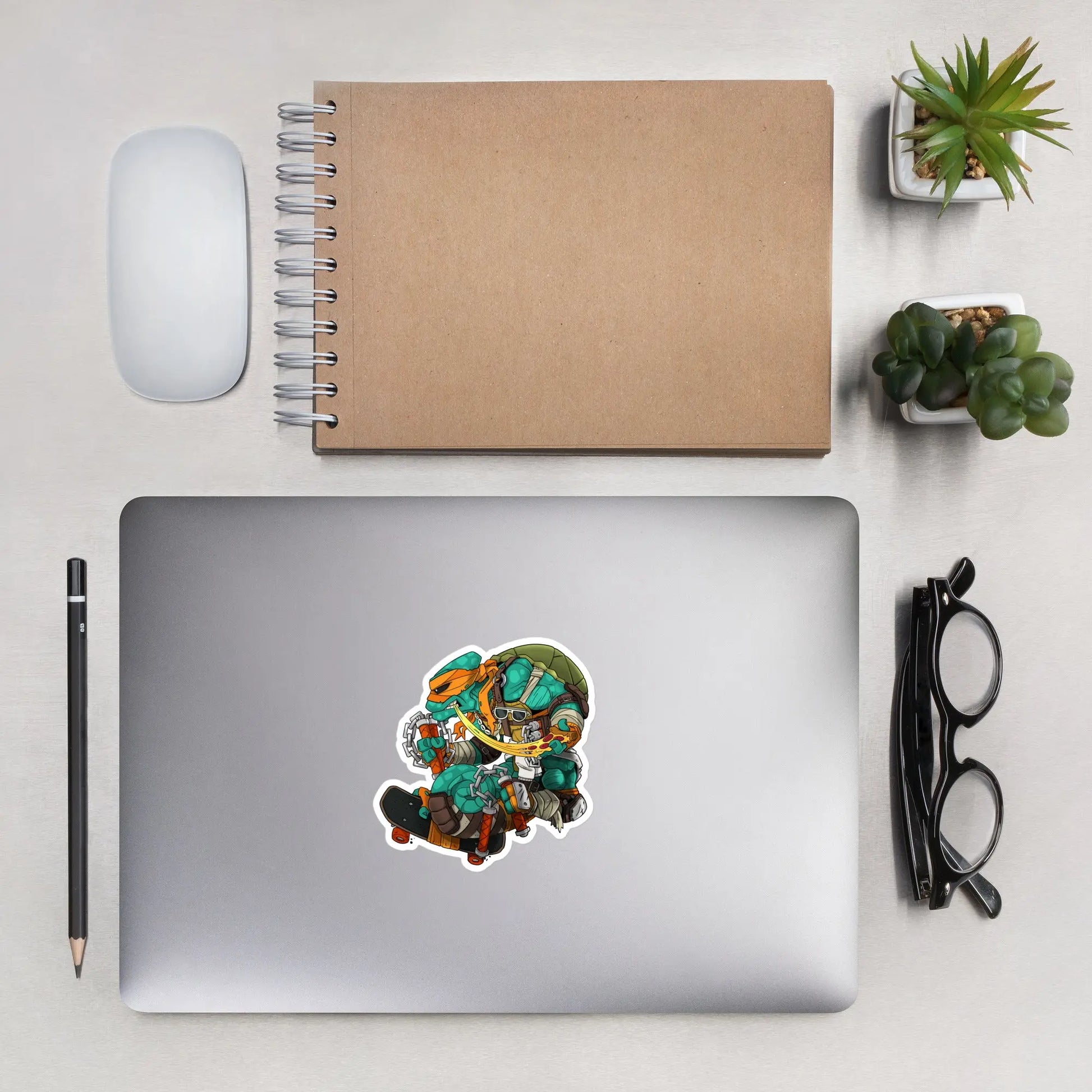 Chameleon Legion Yellow Mutant Turtle Bubble-free stickers PATCHLAB