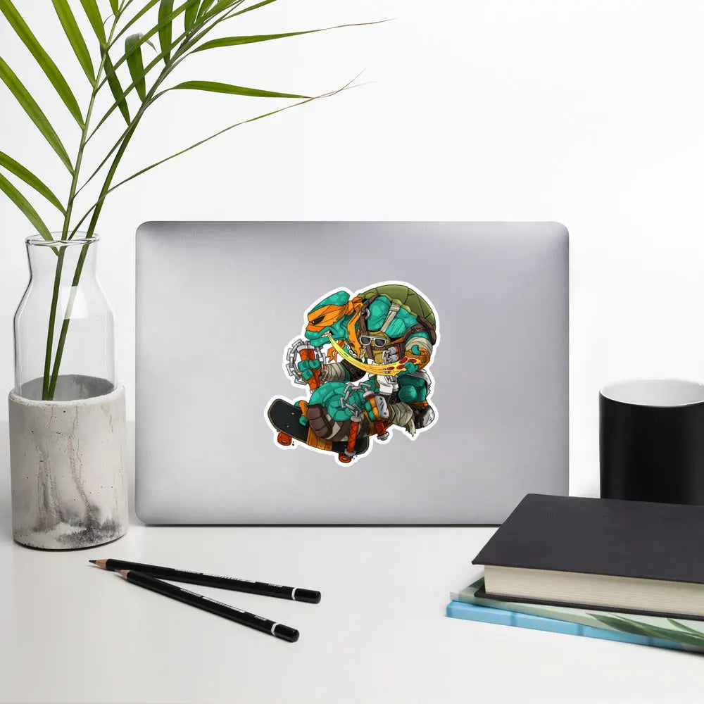 Chameleon Legion Yellow Mutant Turtle Bubble-free stickers PATCHLAB