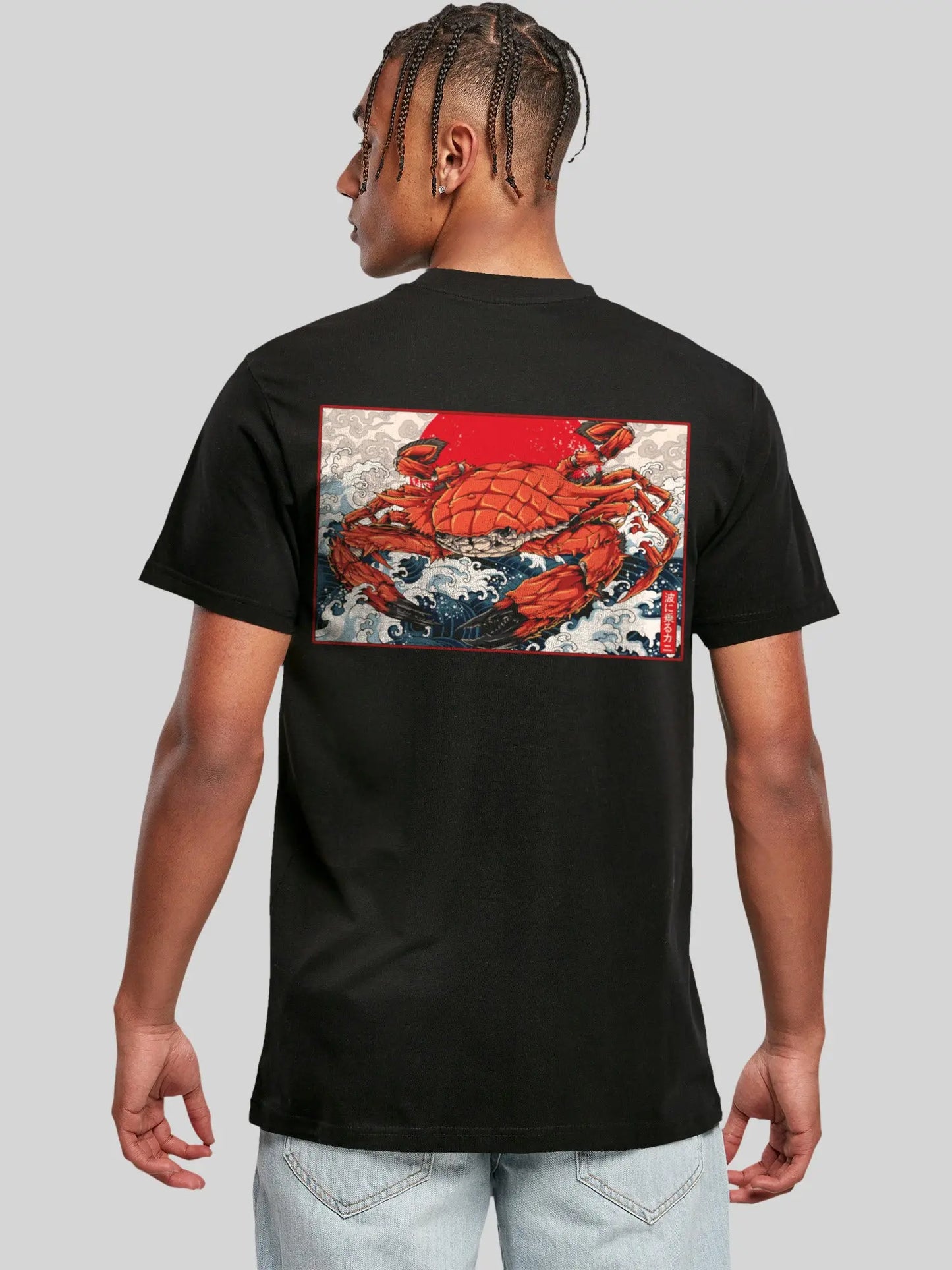 Crab Front New and Crab New with T-Shirt Round Neck F4NTEC