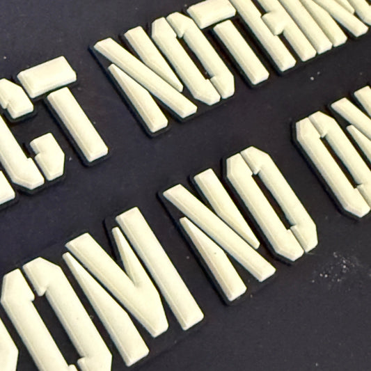 Expect Nothing From No One PVC Patch PatchLab