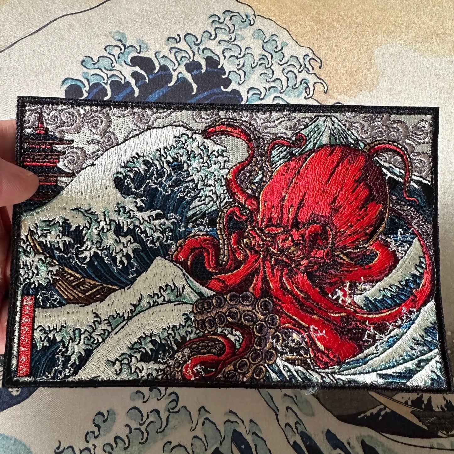 GREAT WAVE #4 KRAKEN PATCHLAB.DE