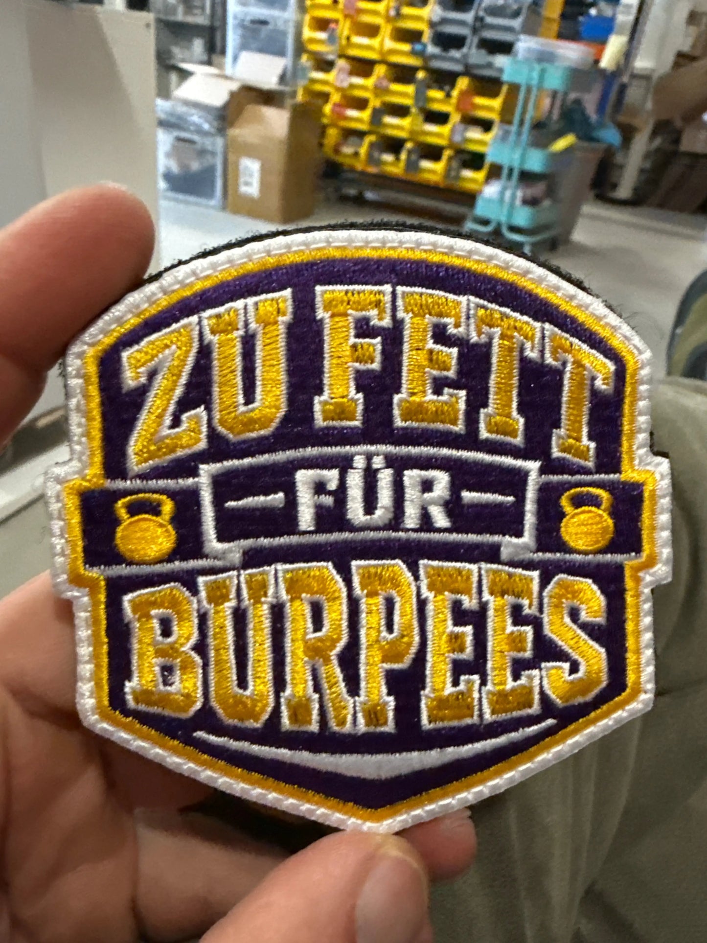 Zu Fett für Burpees PATCHLAB