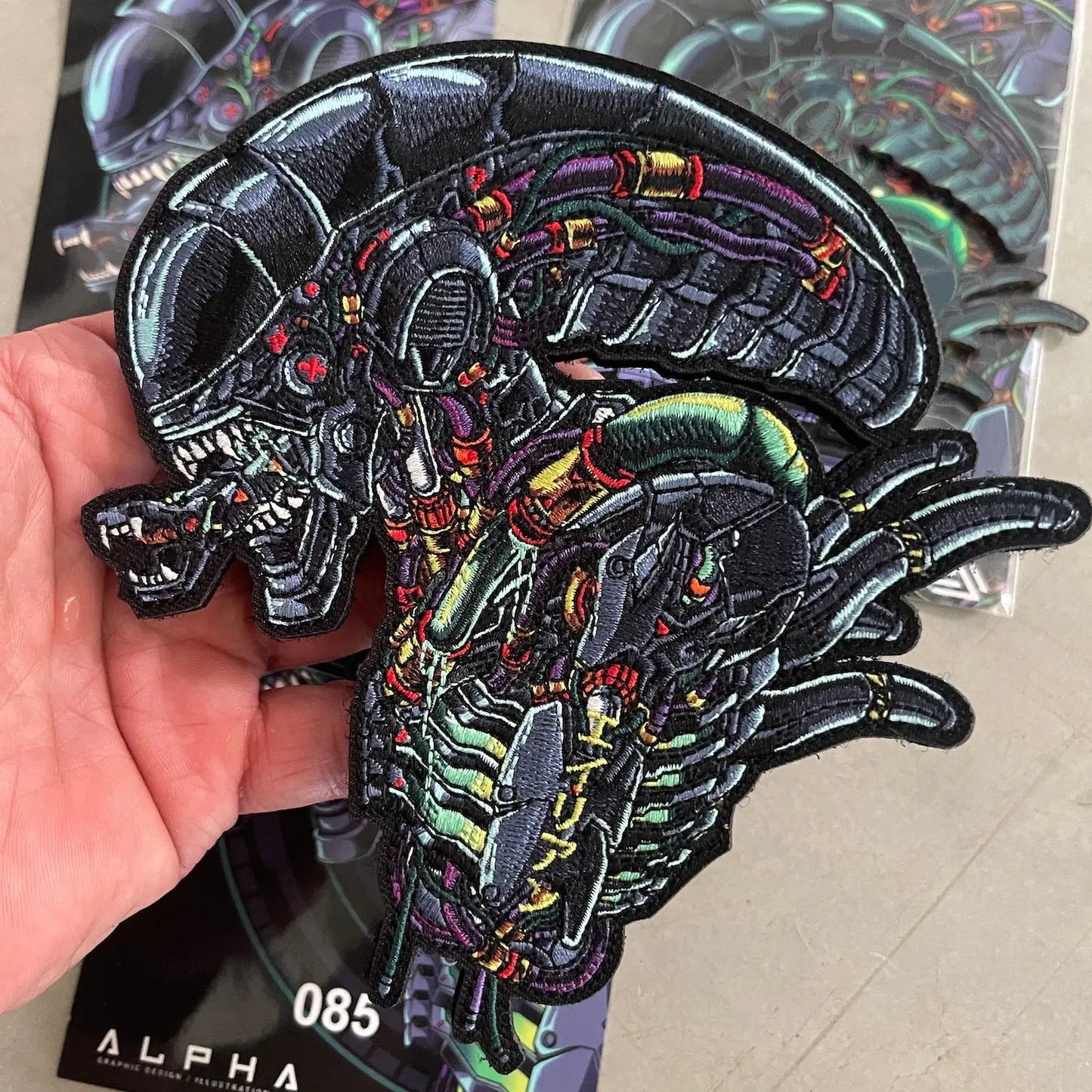 ALPHA #6 XENO MECHA PATCHLAB