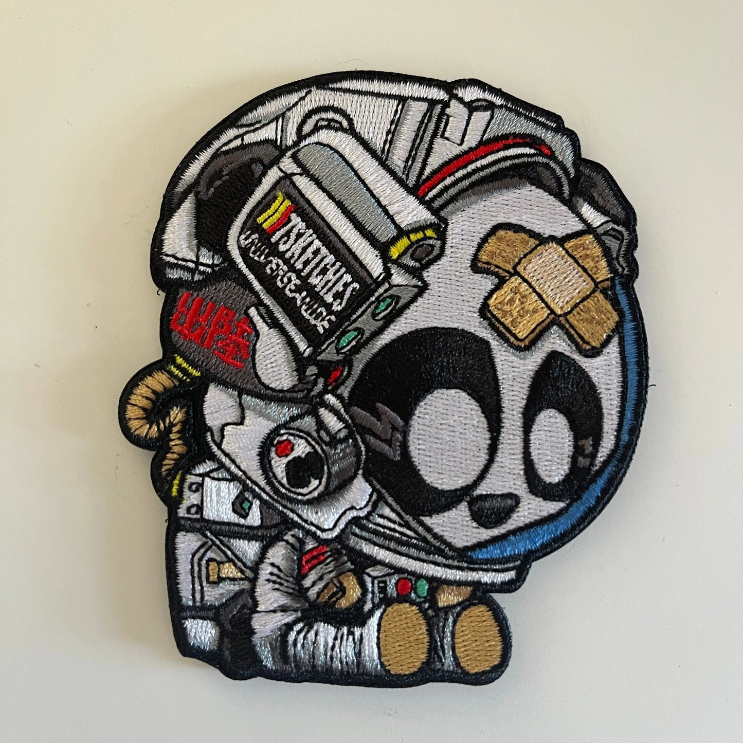 Astro Panda Embroidery PATCHLAB