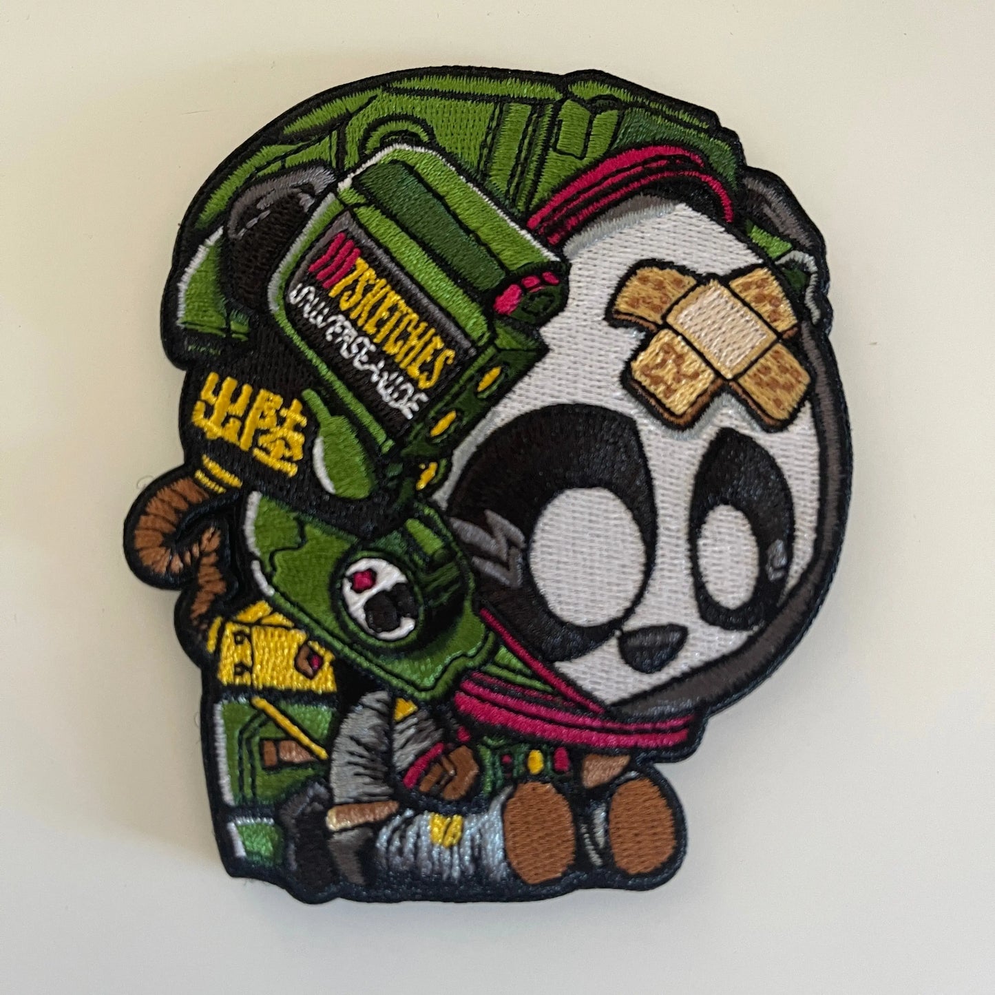 Astro Panda Embroidery PATCHLAB