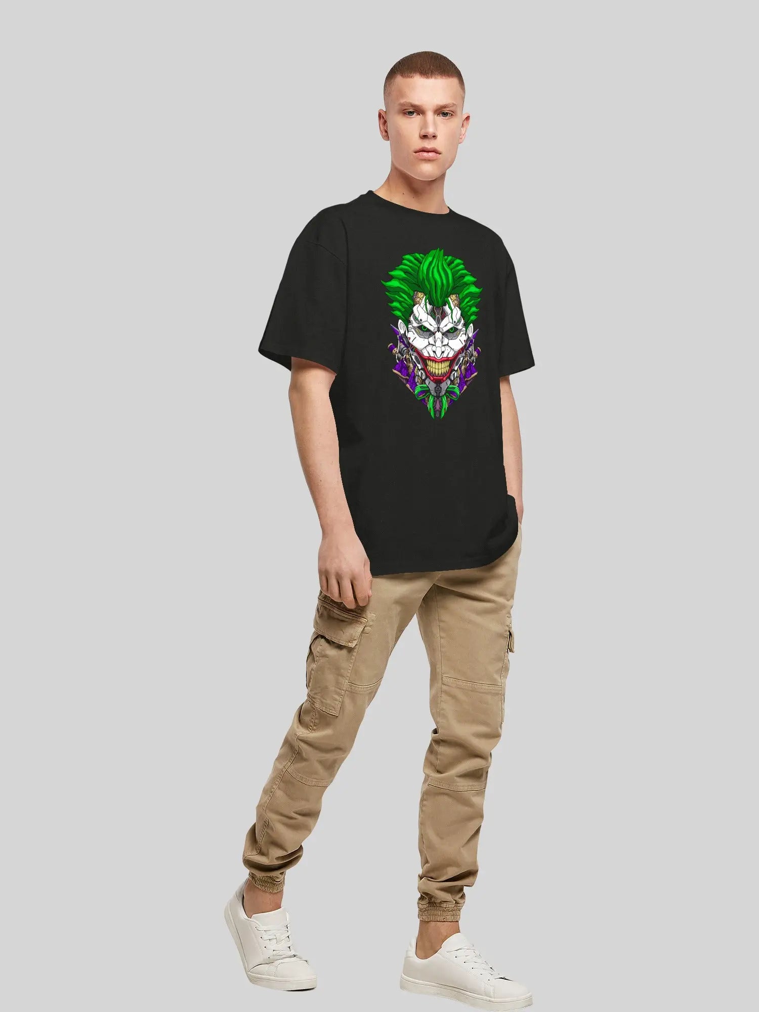 Cyberpunk Comic Joker and f4nt4stic with Heavy Oversize Tee F4NTEC