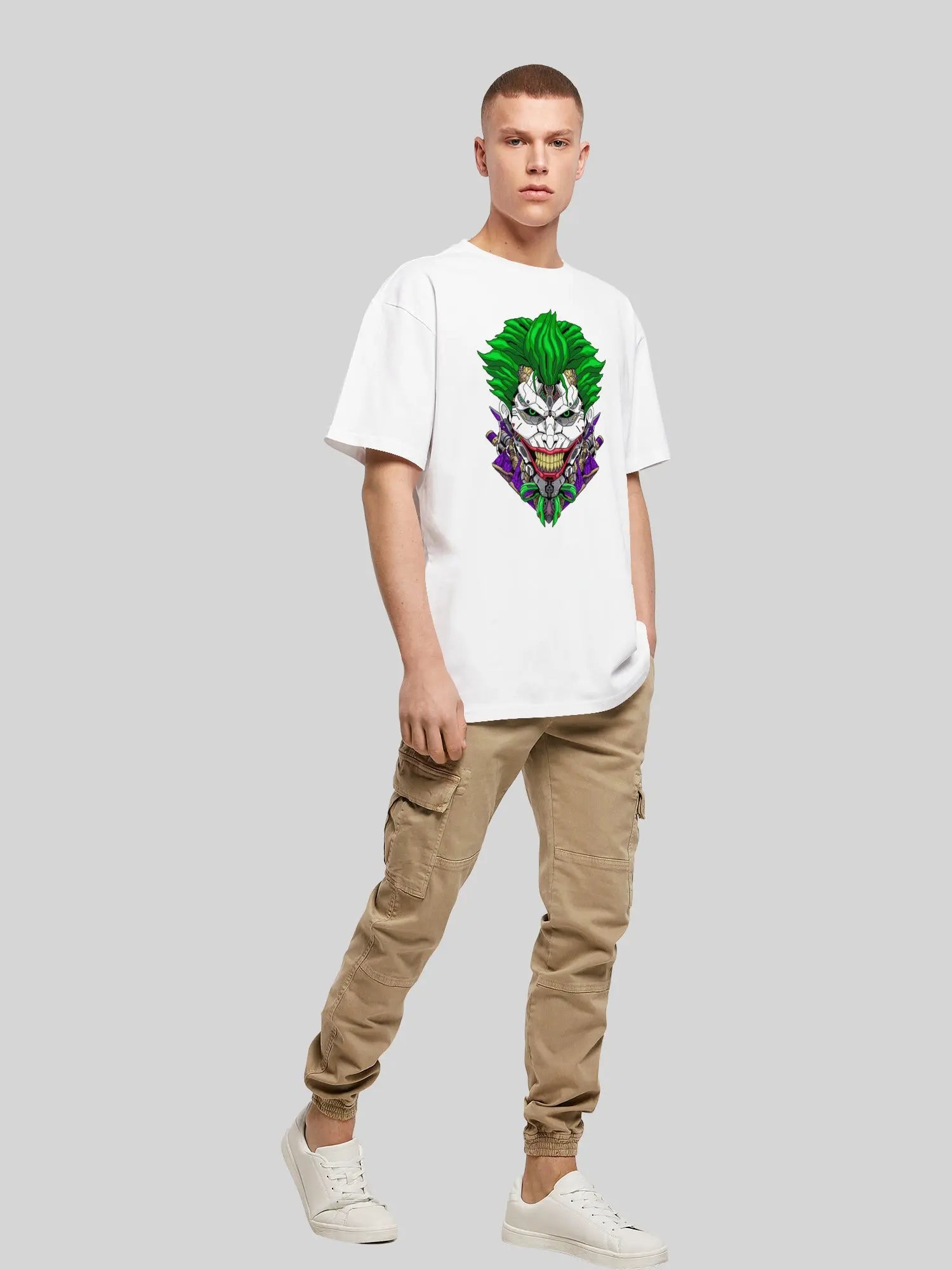 Cyberpunk Comic Joker and f4nt4stic with Heavy Oversize Tee F4NTEC