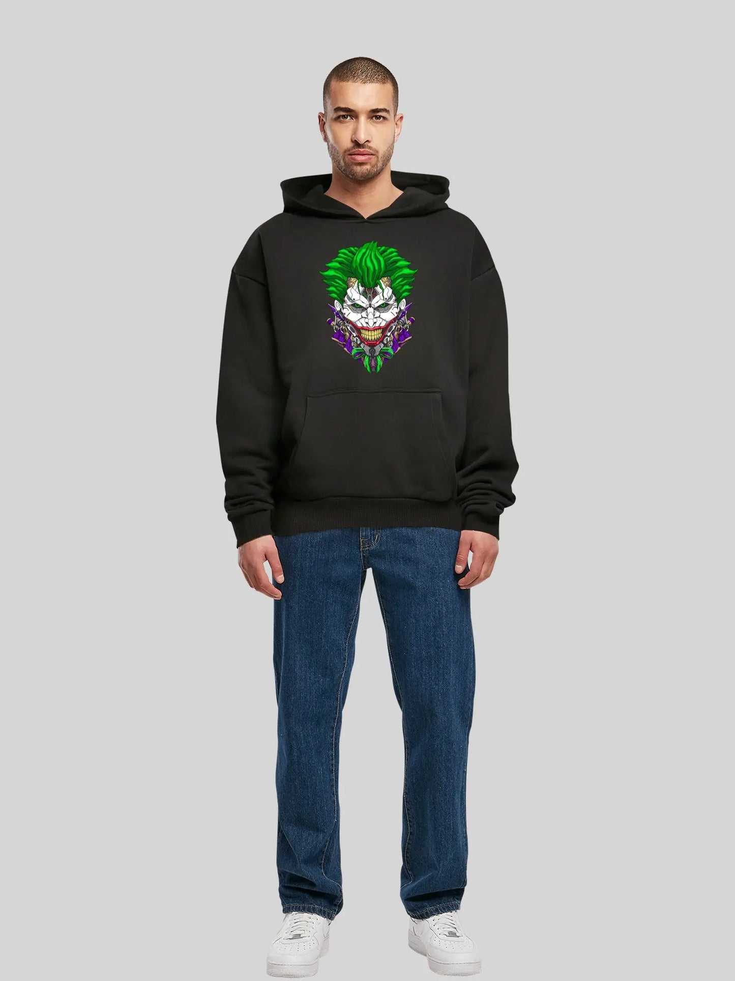 Cyberpunk Comic Joker and f4nt4stic with Ultra Heavy Hoody F4NTEC