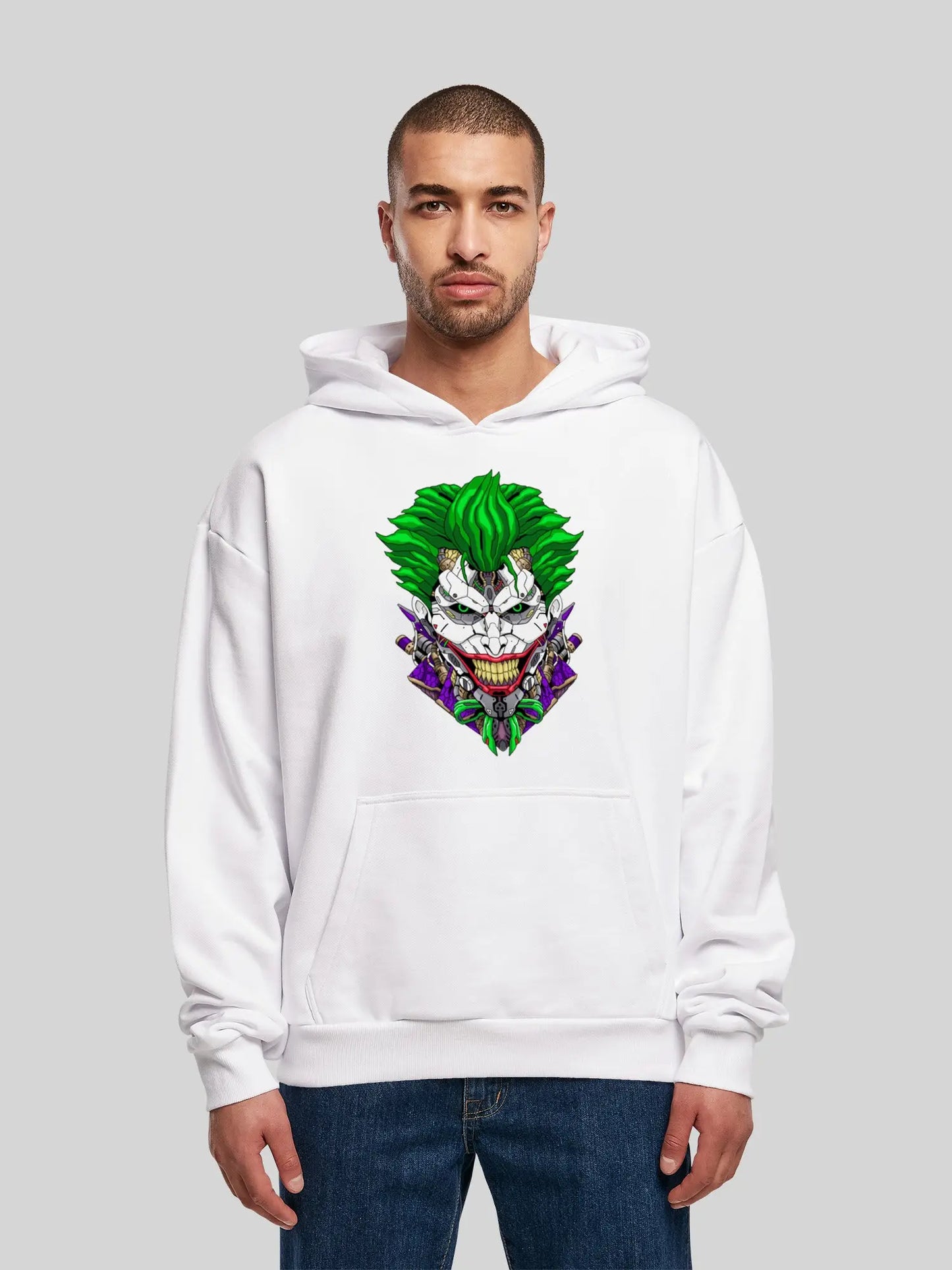 Cyberpunk Comic Joker and f4nt4stic with Ultra Heavy Hoody F4NTEC
