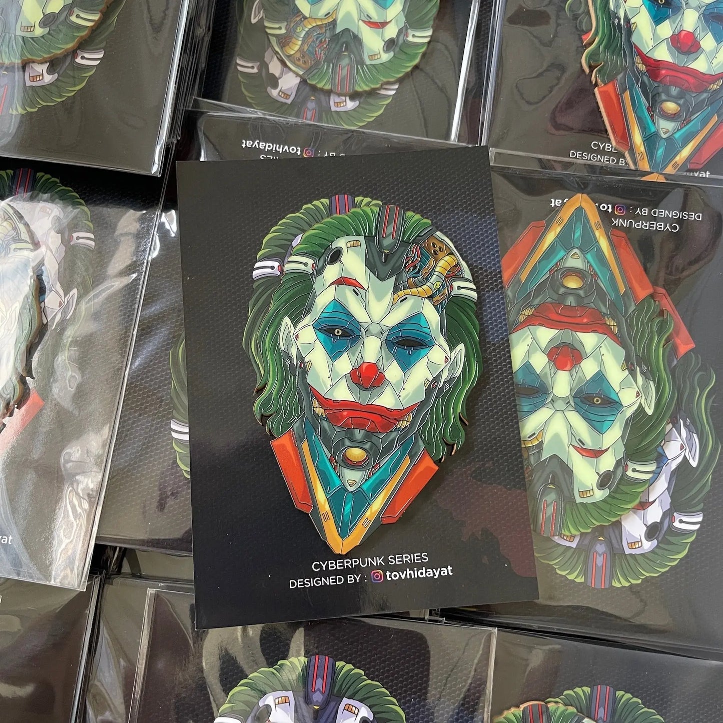 Cyberpunk #1 Clown Acryl PATCHLAB.DE