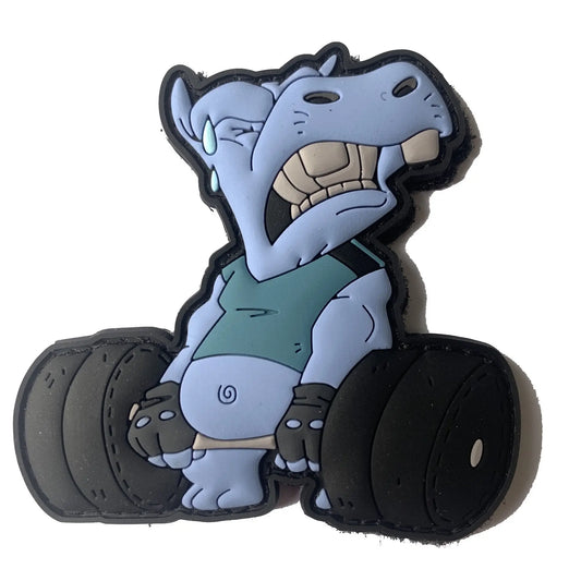 Fitness Hippo Squad - Deadlift PATCHLAB.DE
