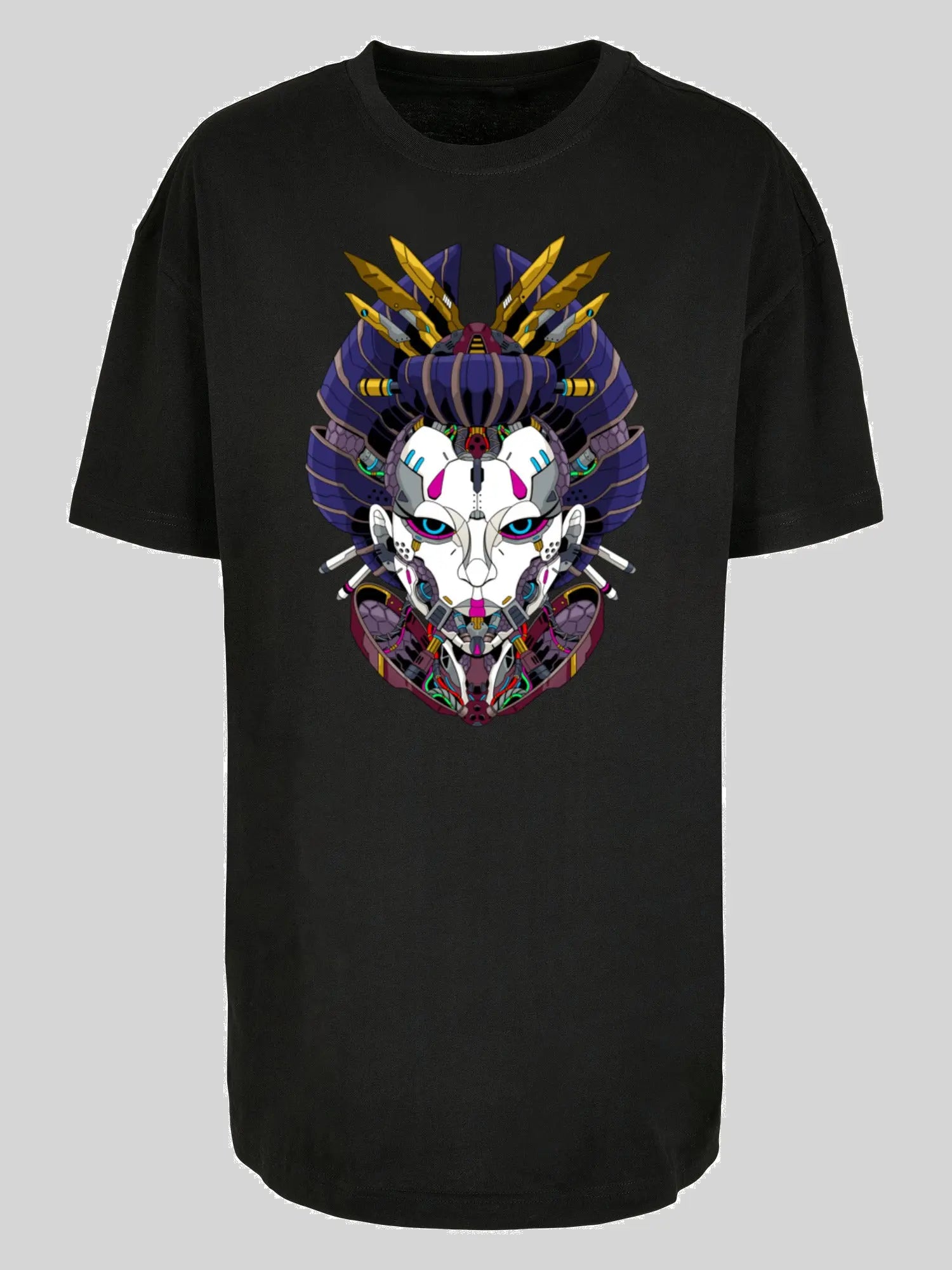 New Cyberpunk Geisha and f4nt4stic with Ladies Oversized Boyfriend Tee F4NTEC