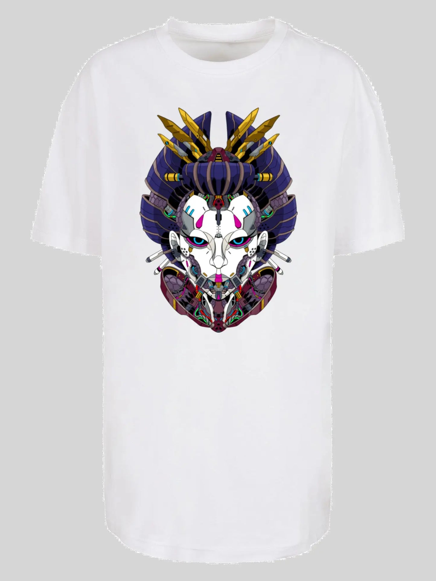 New Cyberpunk Geisha and f4nt4stic with Ladies Oversized Boyfriend Tee F4NTEC