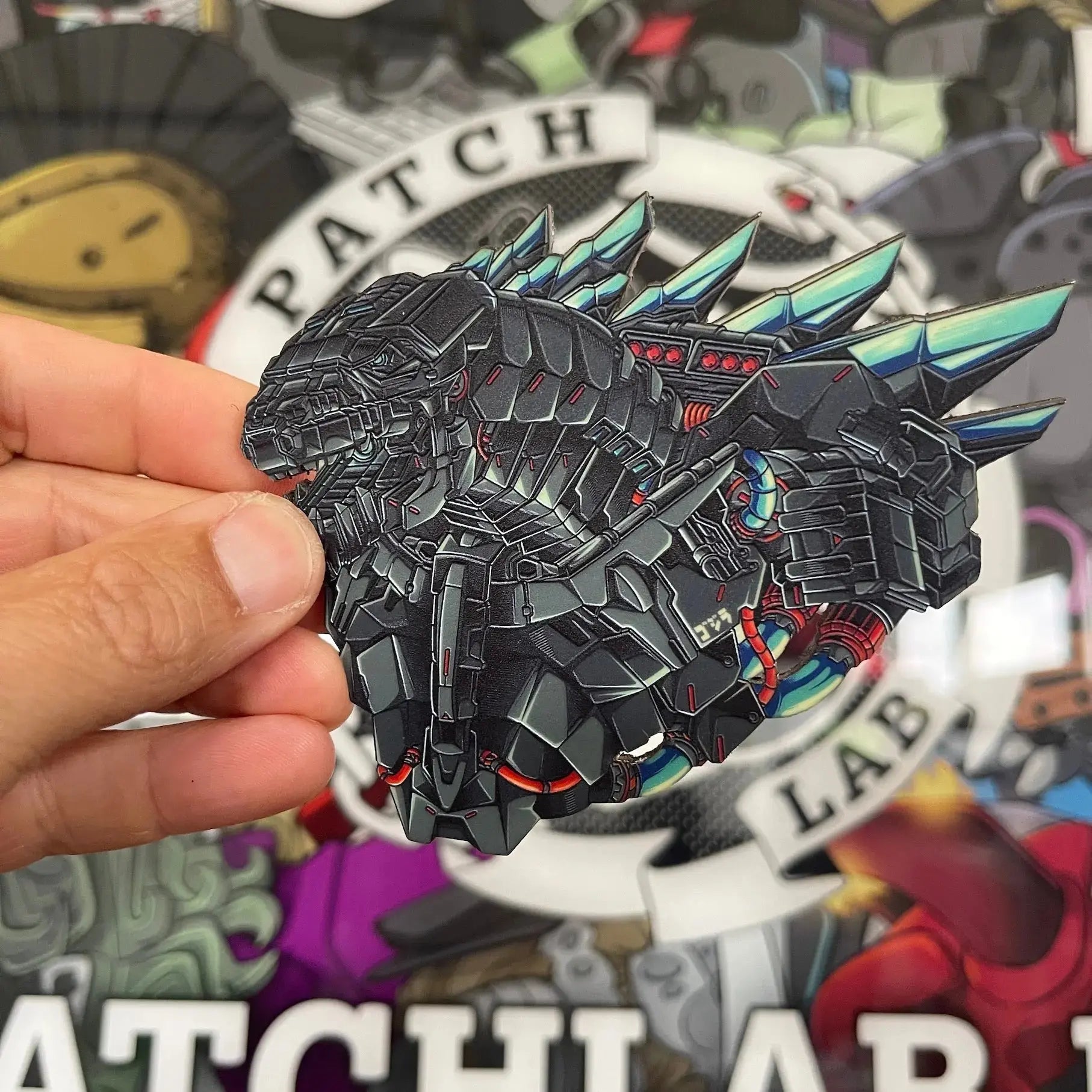 ALPHA MECHA KAIJU GIANT ROBOT PATCHLAB