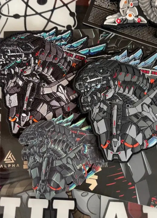 ALPHA MECHA KAIJU GIANT ROBOT PATCHLAB