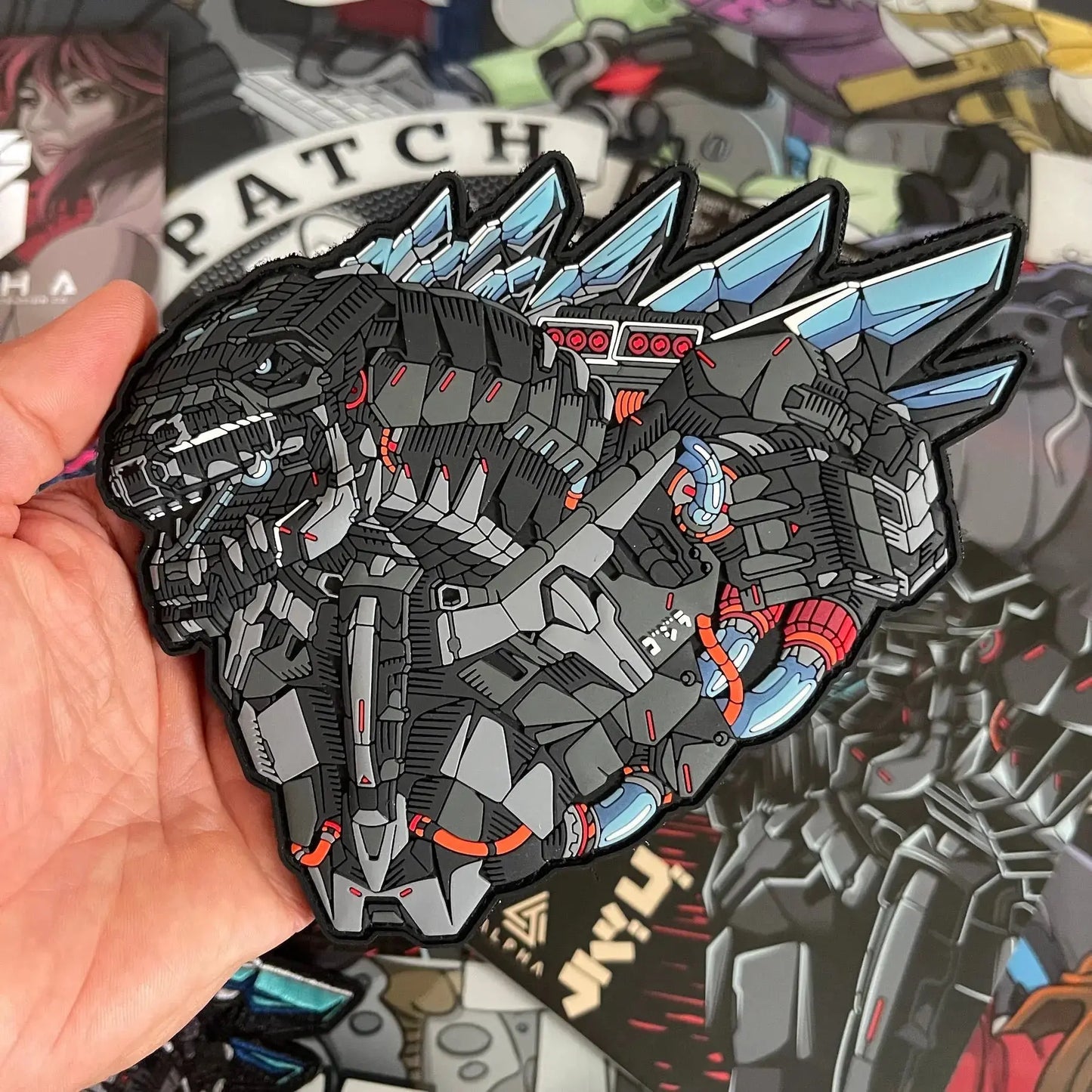ALPHA MECHA KAIJU GIANT ROBOT PATCHLAB