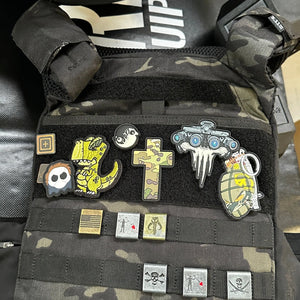 Camoflage Cross PATCHLAB