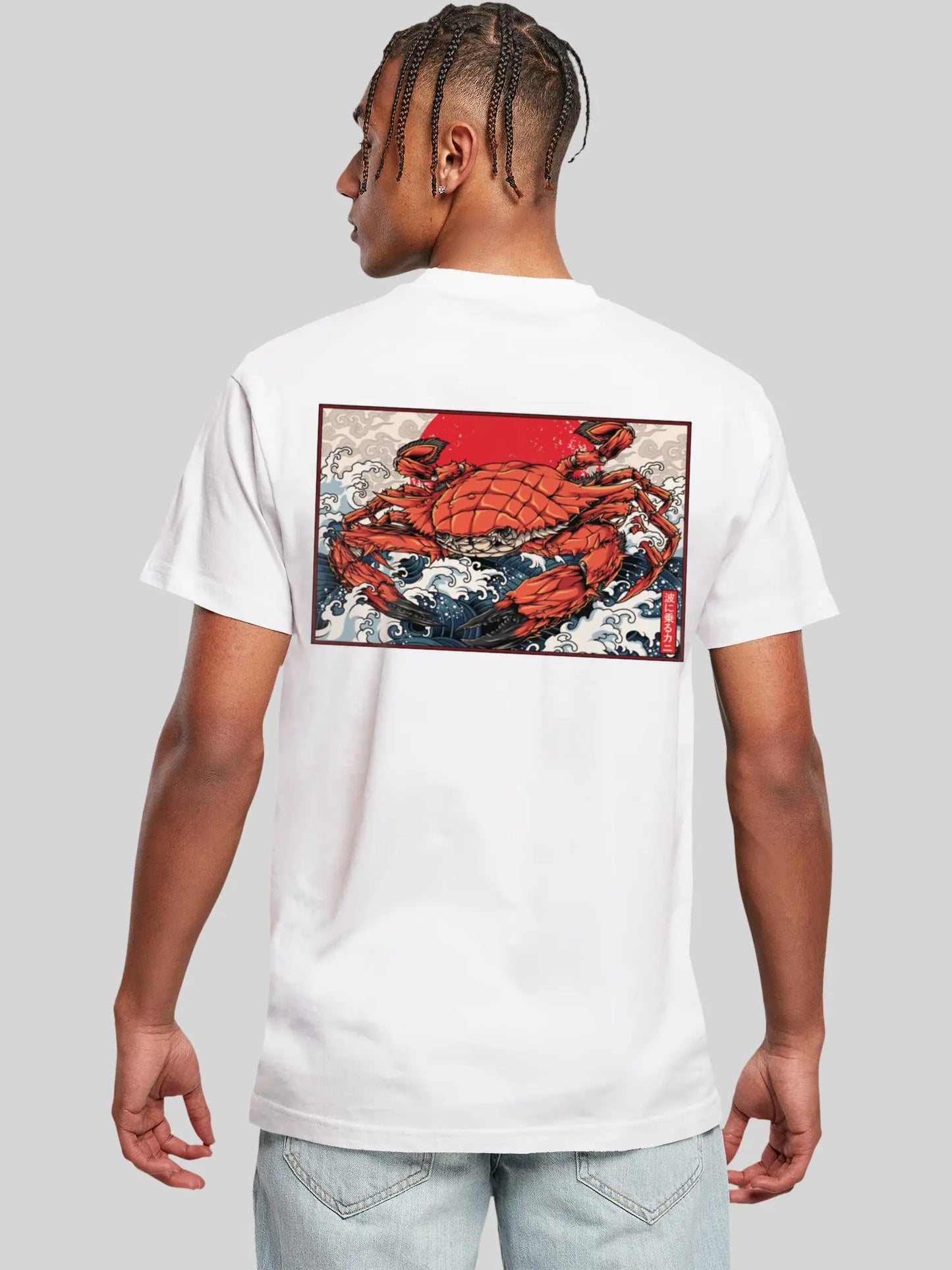 Crab Front New and Crab New with T-Shirt Round Neck F4NTEC