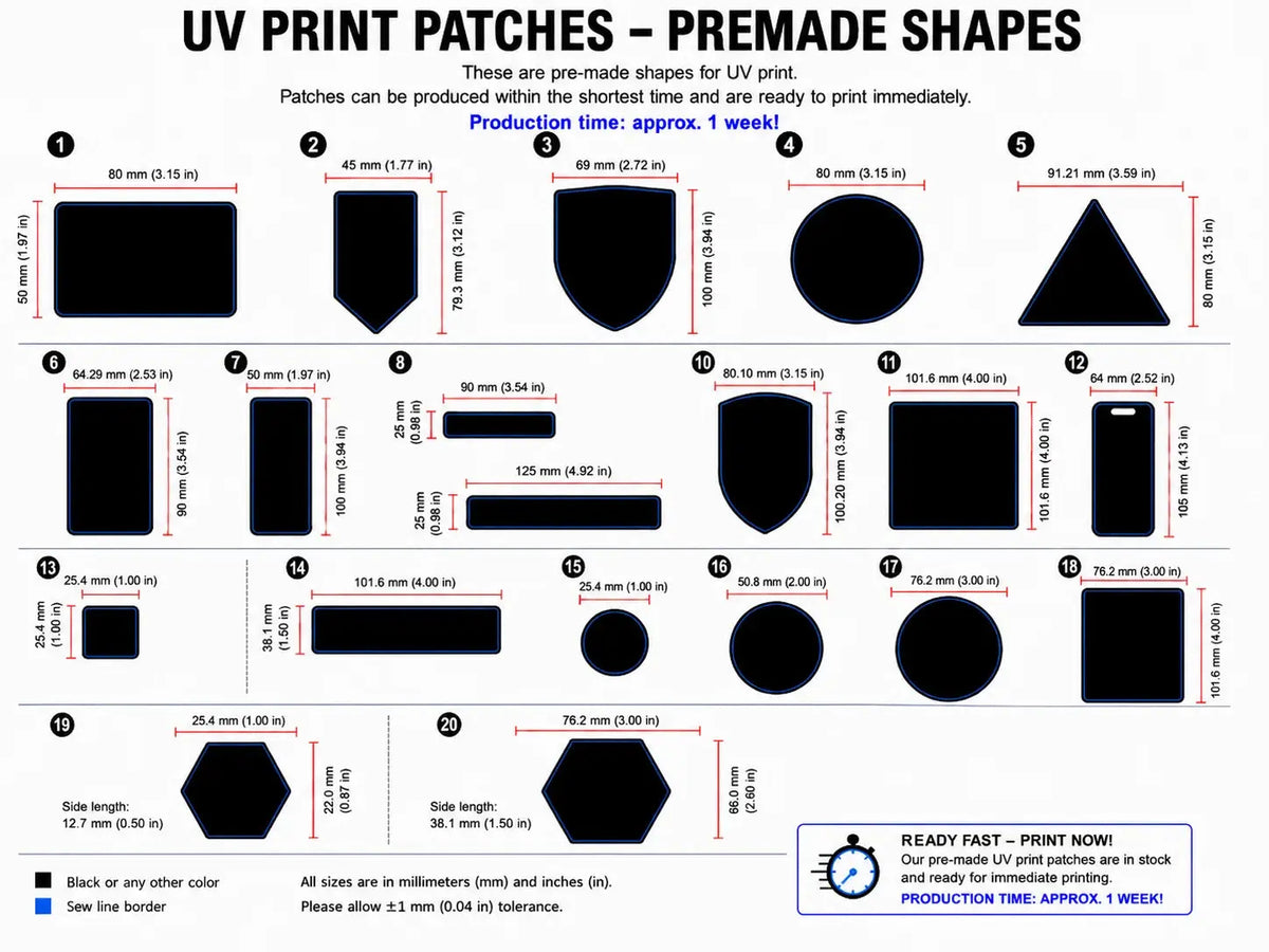 Custom PVC Patch with Your Design PATCHLAB