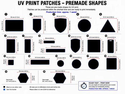 Custom PVC Patch with Your Design PATCHLAB
