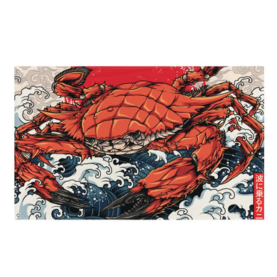 Great Wave Crab Flag PATCHLAB
