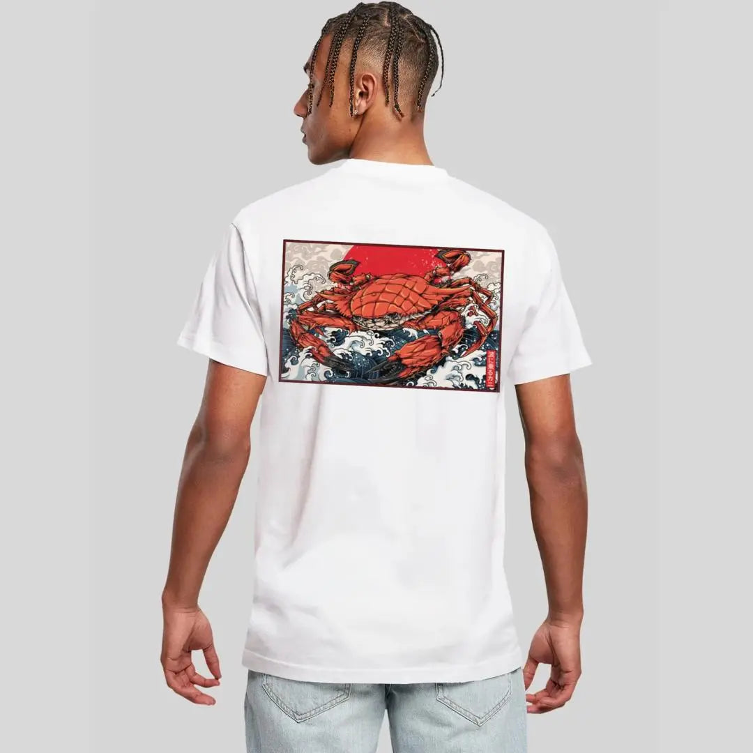 Kanagawa Crab T-Shirt Round Neck F4NTEC