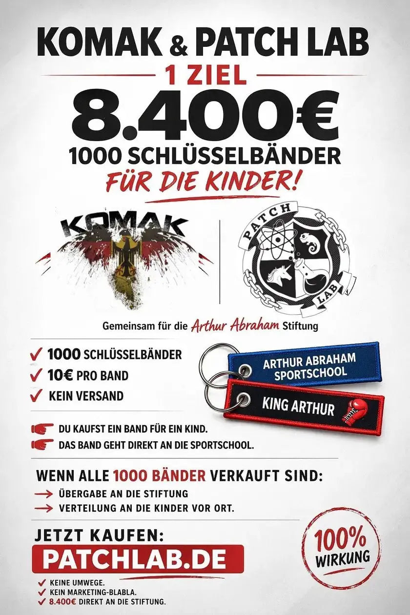 King Arthur Schlüsselband PATCHLAB