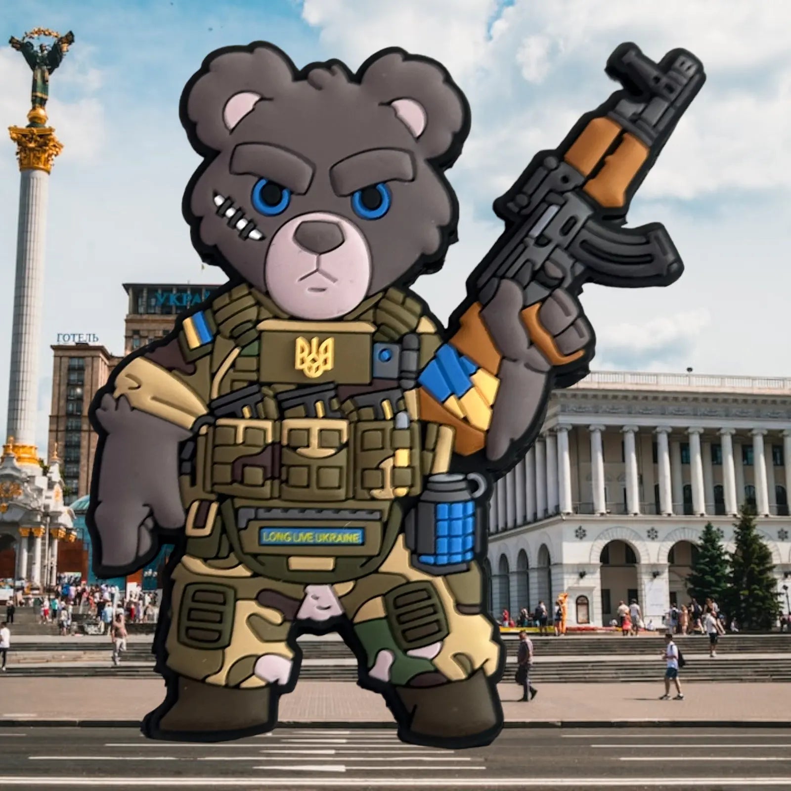 Tactical on sale teddy bear