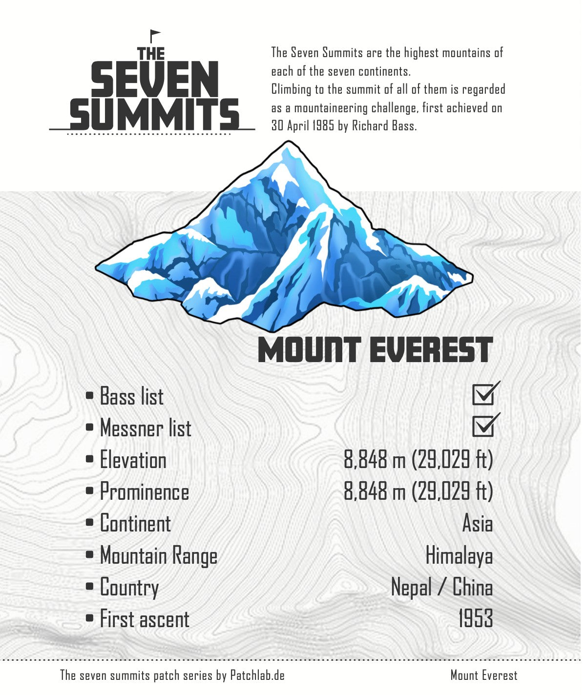 7S #7 Mount Everest PATCHLAB.DE