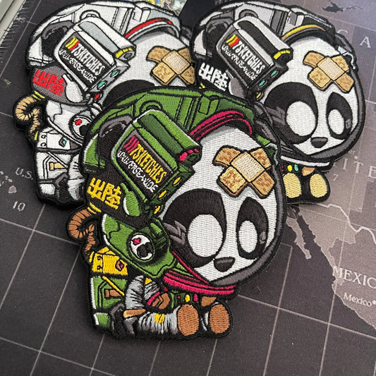 Astro Panda Embroidery PATCHLAB