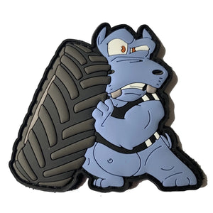 Fitness Hippo Squad - Tyre PATCHLAB.DE