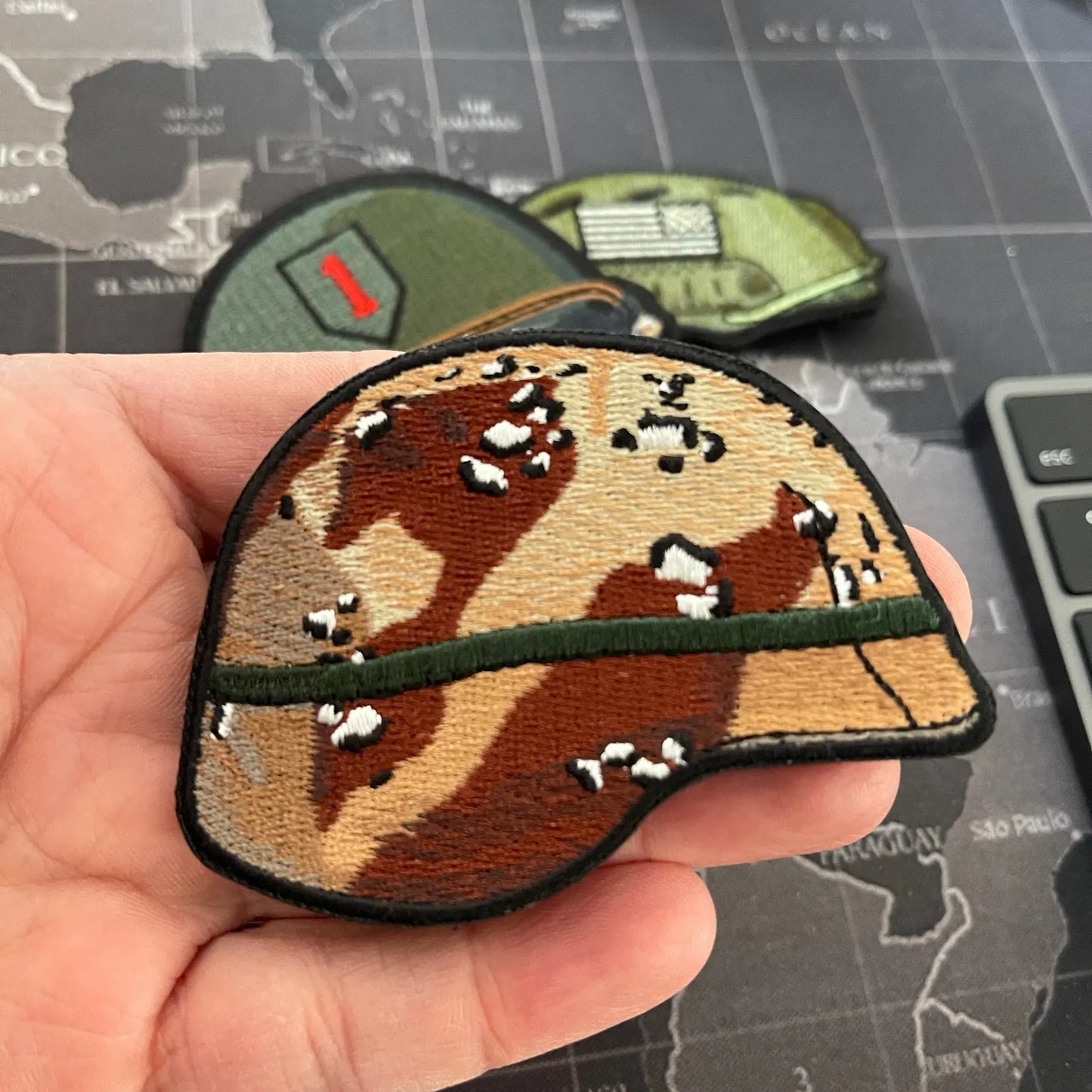 Gulf War Helmet patchlab