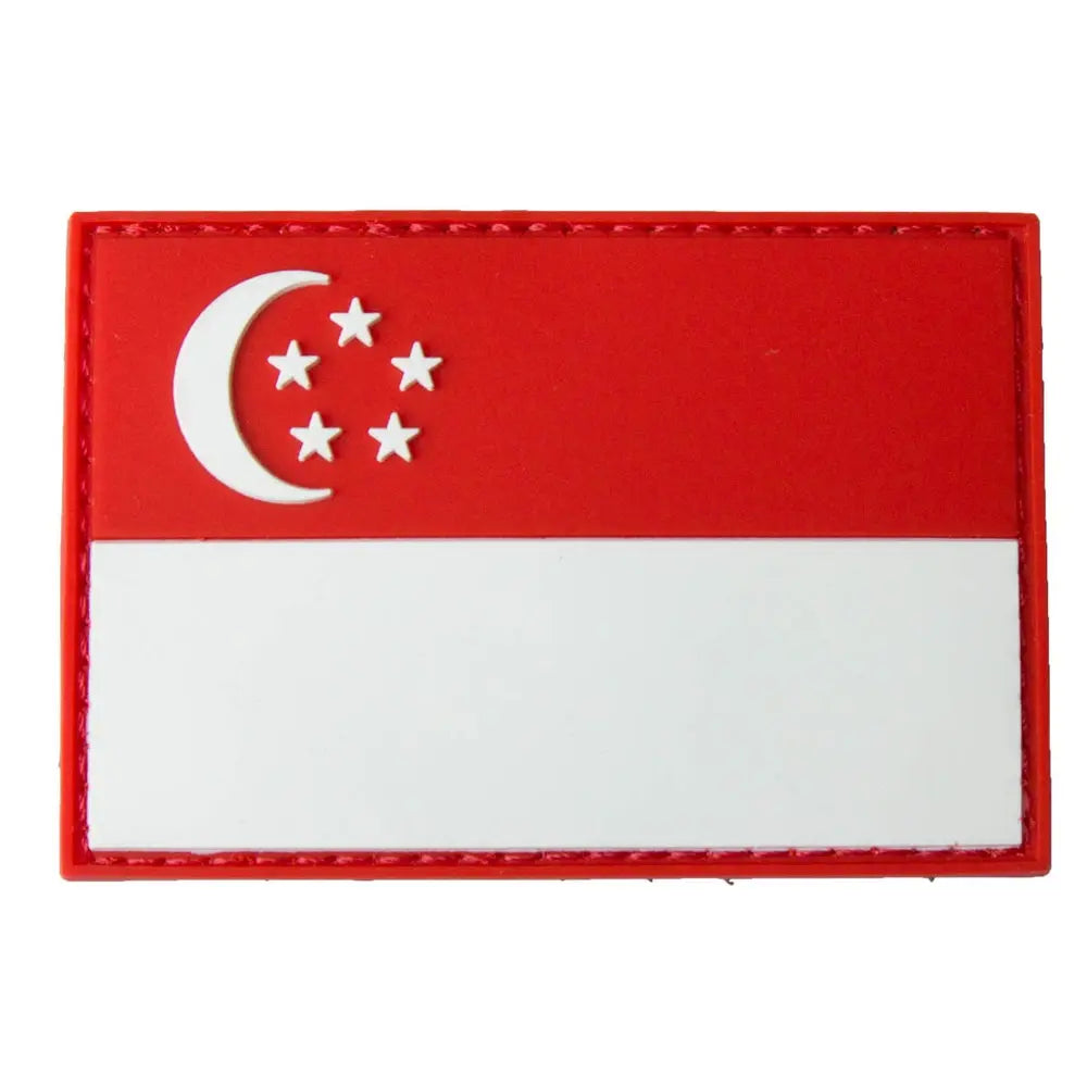SINGAPUR Singapore Flag Patch PATCHLAB.DE